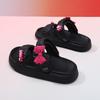 Stylish Eva Summer Sandals For Girls Featuring Breathable Soft Sole Design In Black Pink And Green