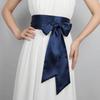 Ethnic Style Satin Ribbon  Belt Adjustable Wide Waistband Lace Up Waistband  Dress