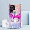 Pink Unicorn Rainbow Phone Case For Samsung Galaxy S24 S25 Edge S26 Ultra S22 S23 Plus S21 + S20 FE Soft TPU Back Cover Galaxy S