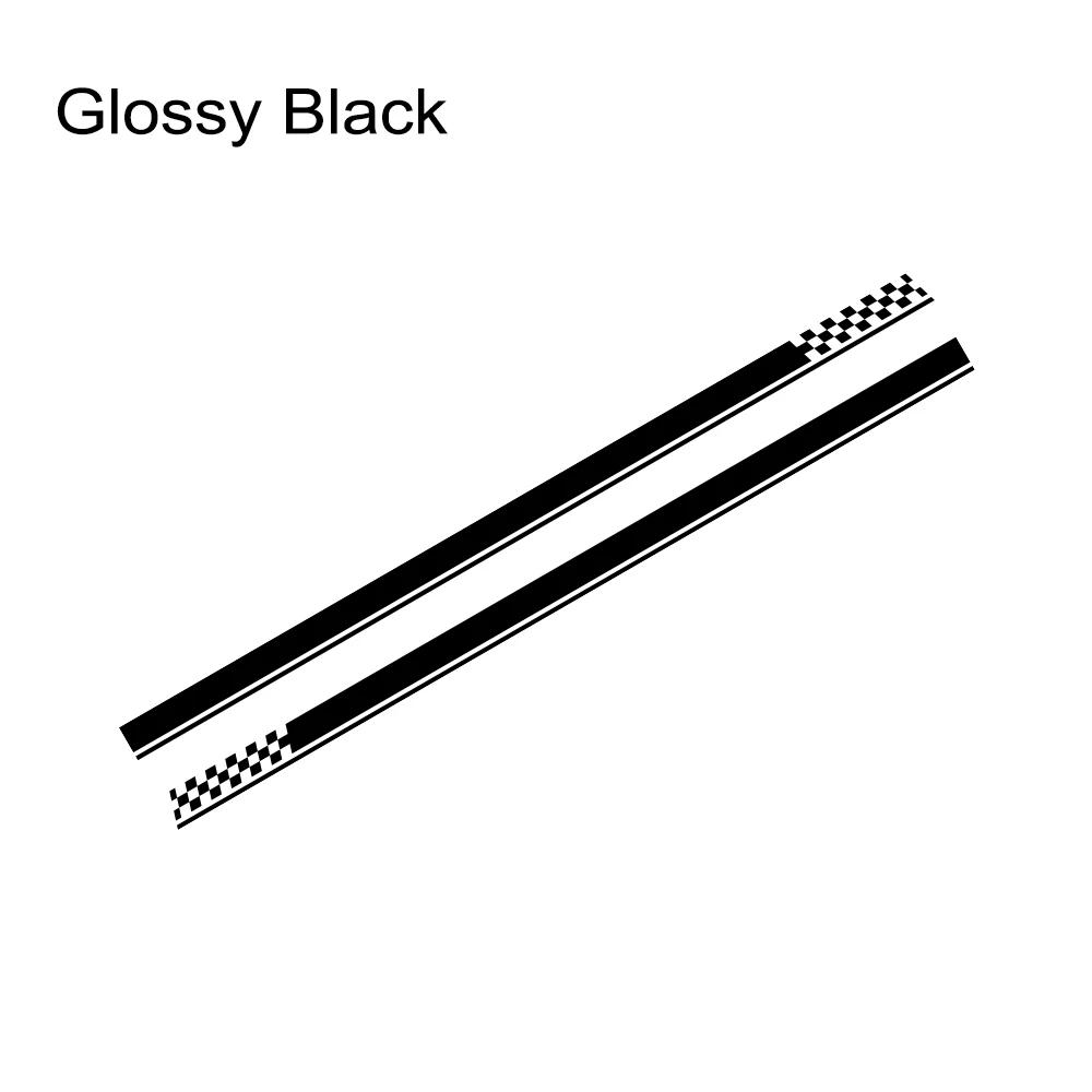 2Pcs Racing Style Car Stickers For Renault Clio RS R.S. MK2 MK3 MK4 Side Door Body Skirt PVC Film Decals Auto Tuning Accessories