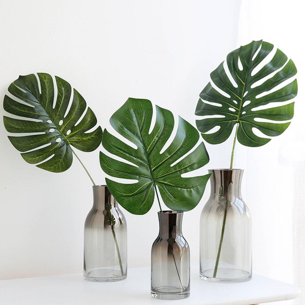 Monoceros 1Pc Nordic Style Fake Monstera Leaf Plant Home Office Decoration Photo Prop
