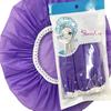 Elastic Waterproof Women Cloth Shower Cap Bathing Hair Cover Head Cap Headwear
