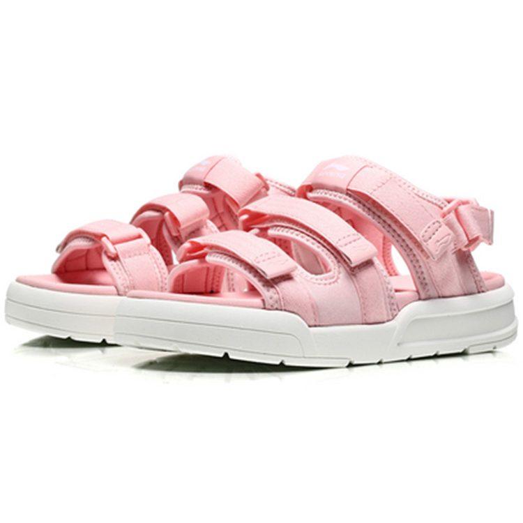Li Ning Коллекция спортивной моды Дышащие легкие модные спортивные сандалии Женские светло-розовые AGUN012-5