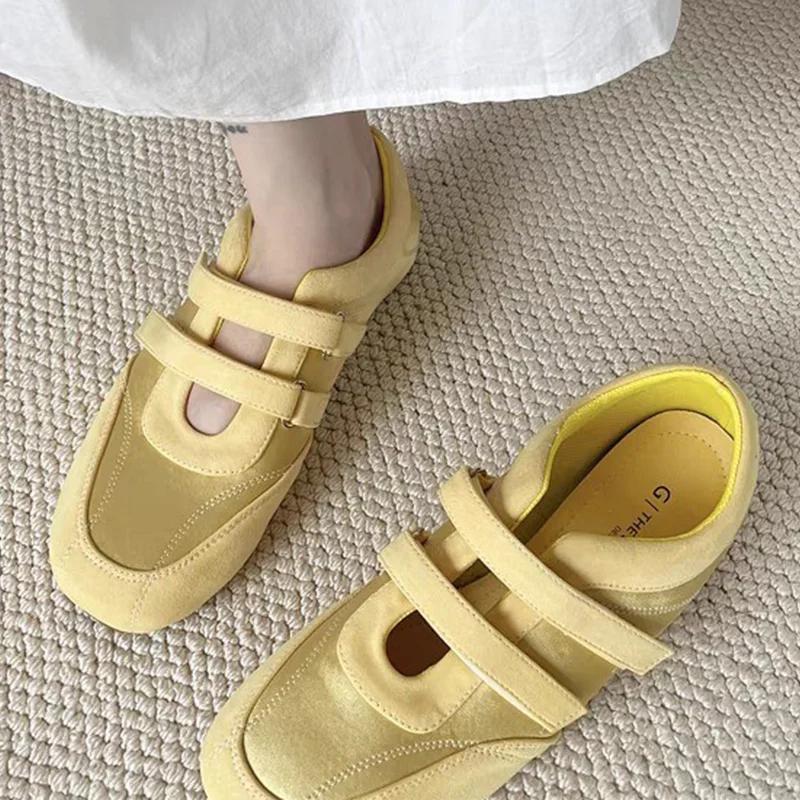 Модная весенняя обувь на плоской подошве Женские лоферы Обувь для ходьбы Повседневная спортивная обувь Модная удобная женская обувь Тренд 2025 Беговые Zapatos Женские кроссовки