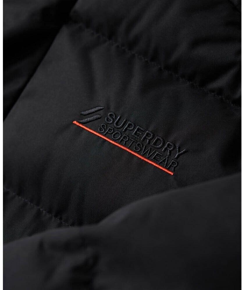 Зимняя куртка Superdry Microfibre Sport Puffer Jacket (M5011760A) серый