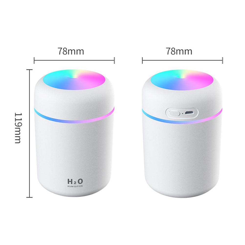 300ML Mini USB Humidifier with Night Light Mist Humidifier Air Humidifier For Room Office Desk