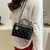 Rhombus Chain Bucket Bag Summer New Simple Temperament Shoulder Bag Exquisite Shoulder Bag