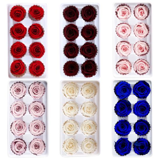 8 шт./компл. консервированный цветок розы, свежая подарочная коробка на день рождения, День святого Валентина, Рождество