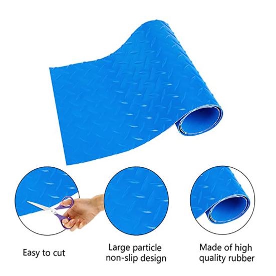 Pool Ladder Mat Non-Slip Texture Flexible Step Mat Easy To Store Cuttable Protective Pool Liner Pad Stairs Stability Cushion Protector for Pool Ladder