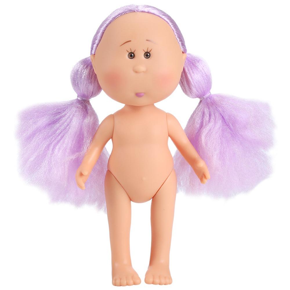 Темная Кожа 24см Боб Глаз Виниловая Кукла Кудрявые Волосы Фигурка Тело Mia Картофельные Куклы DIY Игрушки