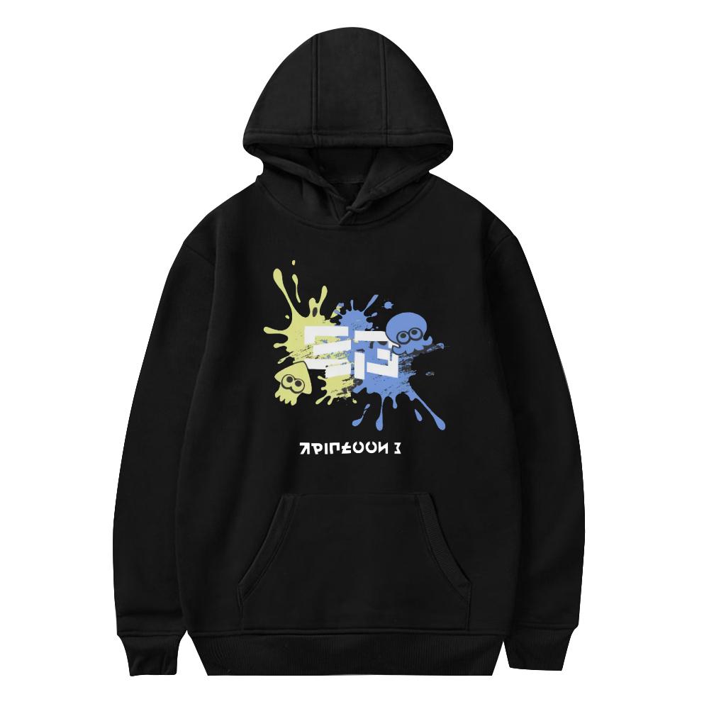 Splatoon 3 Hoodies Anime Graffiti Shooting Game Print Unisex Women Fashion Oversized Sweatshirts Hoodie Unisex Pullovers Tracksuits