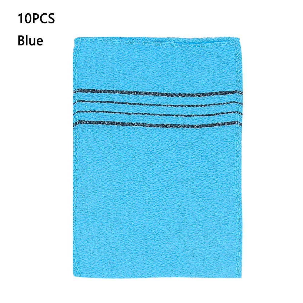 Smooth Skin Body Rub Portable Cleaner Exfoliating Bath Towel Washcloth Shower Scrubber Bath Glove