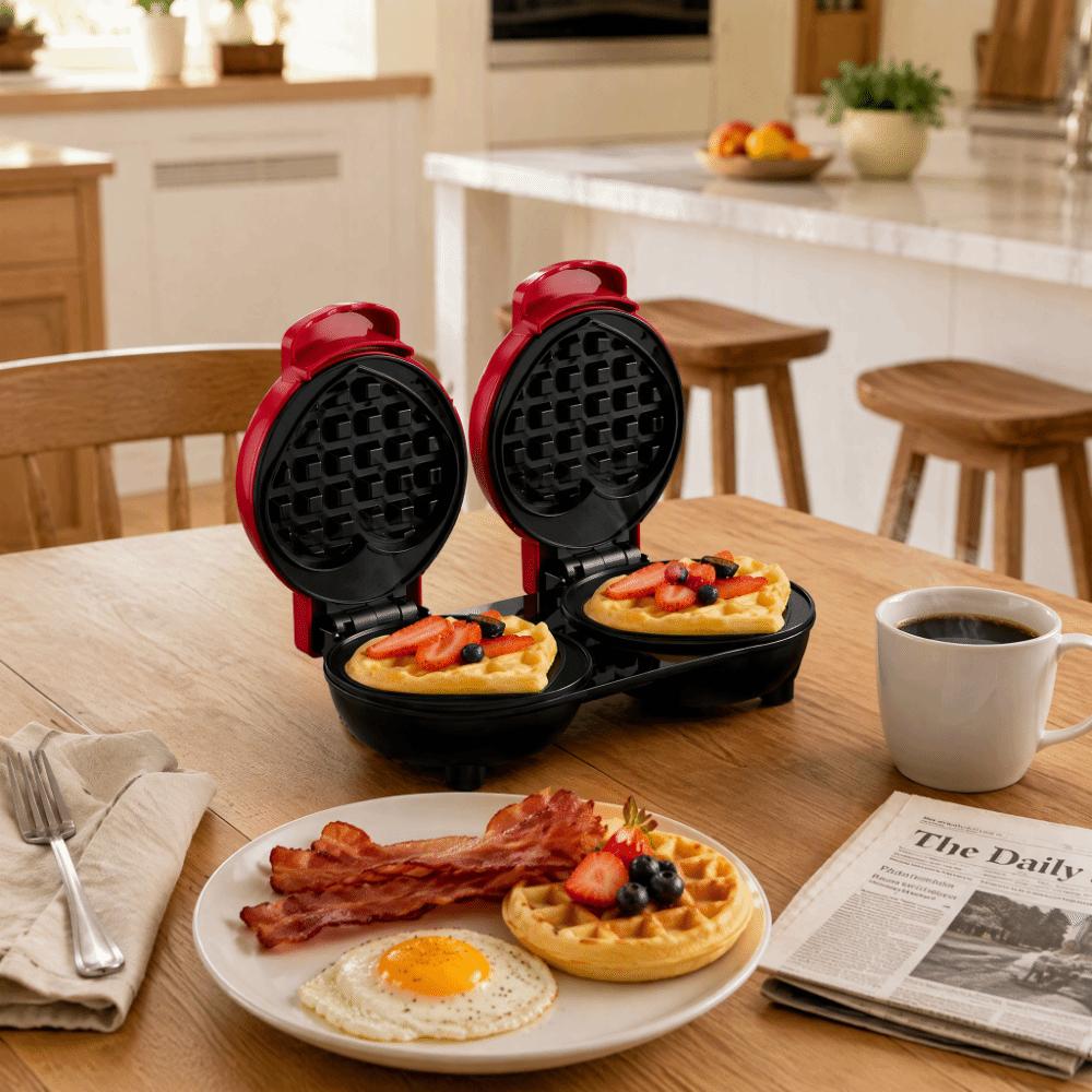 Quick Heat-Up Electric Pancake Maker Multifunction Waffle Machines Breakfast Preparation
