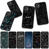 Чехол для Apple iPhone 17 16 11 Pro XS Max XR 6 7 8 Plus 16E SE 2020 Air 5 SE2. Химия, наука, химия, математика, уравнения.