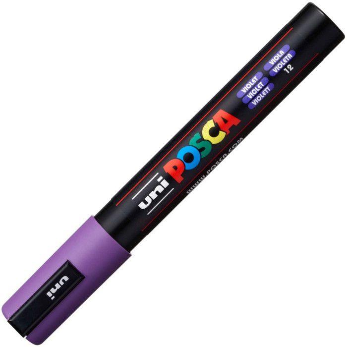 Marqueur - POSCA - Pointe Conique Moyenne - Violet - Largeur de trait : 1,8 – 2,5 mm