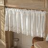 100% Cotton Vintage Embroider Fabric Blackout  Short Curtains Kitchen Bedroom Bathroom Cabinet Home Decor Rod Pocket Cafe