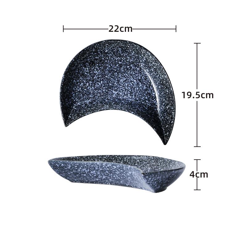 Керамическая тарелка в японском стиле, салатная тарелка, десертная тарелка, тарелки для закусок, сервировочные тарелки, фирменная посуда для ресторана