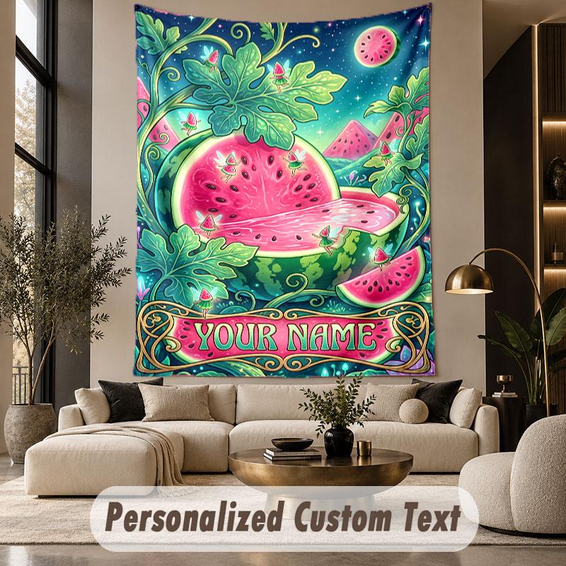 Fantasy Magic (176) Theme Wall Tapestry Customized With Name Text Personalized Hanging Tapestry For Bedroom Living Room Decor