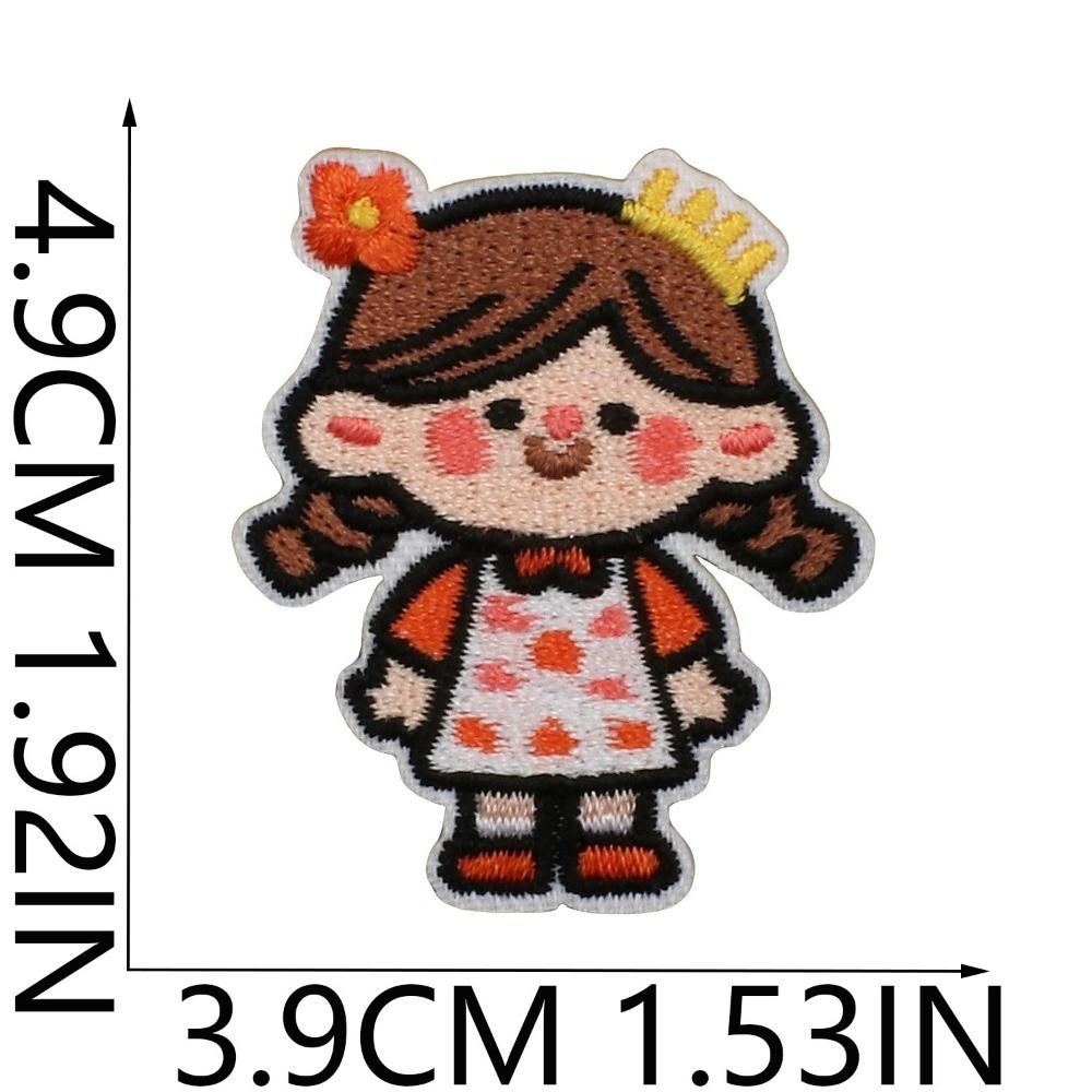 Cartoon Embroidered Patches DIY Style Embroidery Badge Patches Clothes Decor Emblem Badge Boy Girl