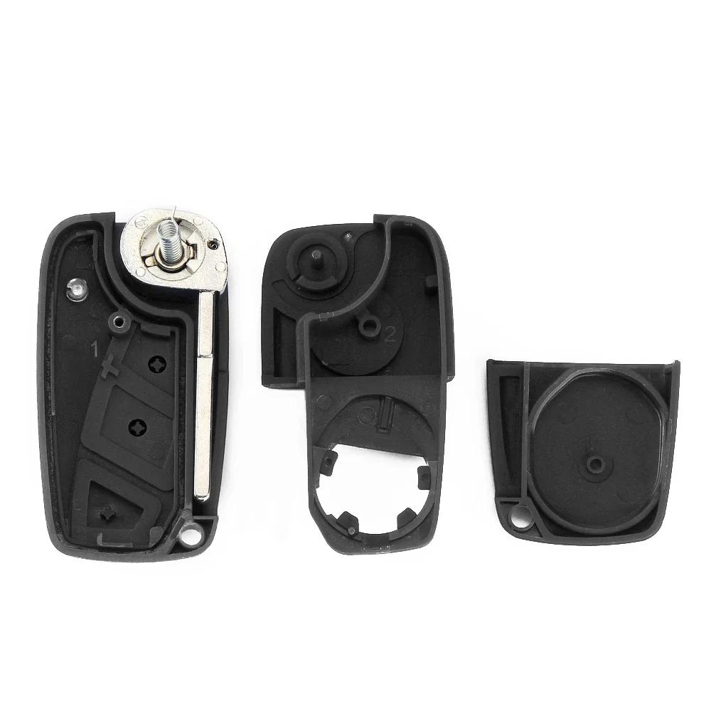 S Новый 2/3 Кнопочный Чехол для Автомобильного Ключа Для Fiat 500 Punto Stilo Ducato Panda Doblo Bravo Складной Чехол для Пульта Дистанционного Управления