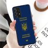 Чехол для телефона с паспортом и флагом Украины для Samsung Galaxy A35 A55 A54 A15 A25 A05s A05 A22 A24 A52 A33 A34 M34 M14 M54 M23