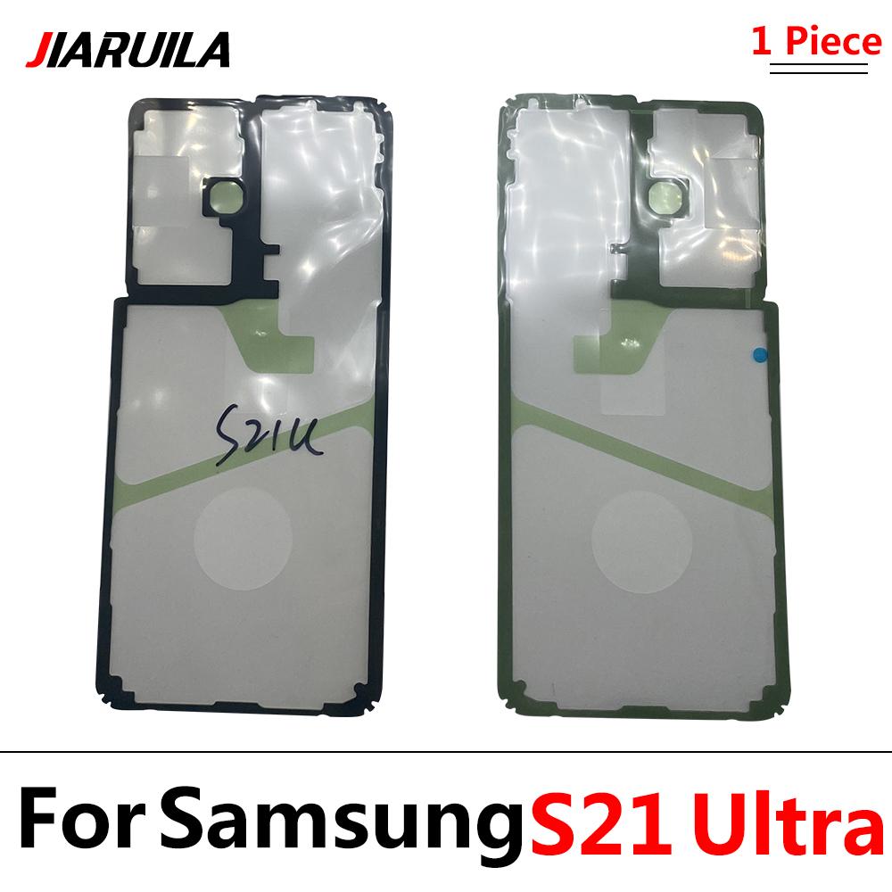 Водонепроницаемая наклейка для Samsung S23 S21 S20 Ultra S21 Fe S21 Plus Клейкая наклейка Задняя крышка Корпус Батарея Клейкая лента Наклейка