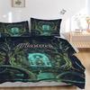 Custom Textile Mystic Gate Bedding 3 Piece Set HD Print Duvet Cover Pillowcases for Teens Adult Bedroom Decoration