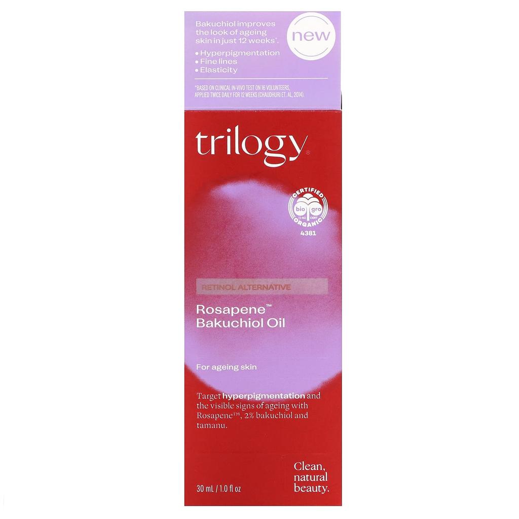 Trilogy Масло Rosafen Bakuchiol, 1 жидкая унция (30 мл)