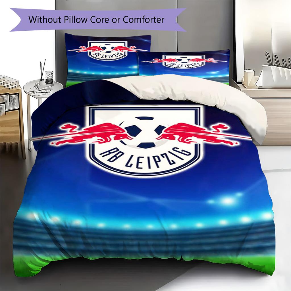 RB Leipzig Pattern Bedding Set Quilt Cover Pillowcase Home Decor Gift (1 * duvet cover + 2 * pillowcase, without core)