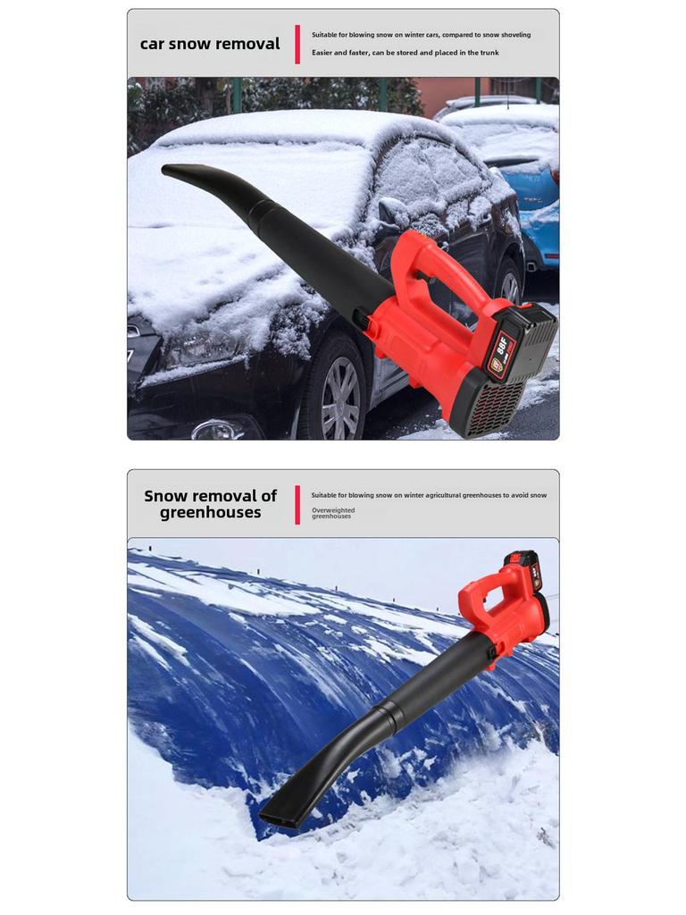 High-Power Storm Lithium Battery Blower: Hair Dryer, Leaf, Snow, and Dust Blower