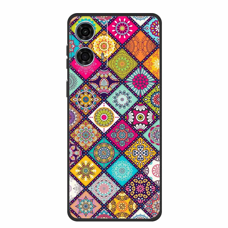 Для Motorola Moto G24 Power Чехол Силиконовый Волк Лев ТПУ Мягкий Чехол для Телефона Для Moto G24 Power Задняя Крышка Мультяшный Ударопрочный Корпус