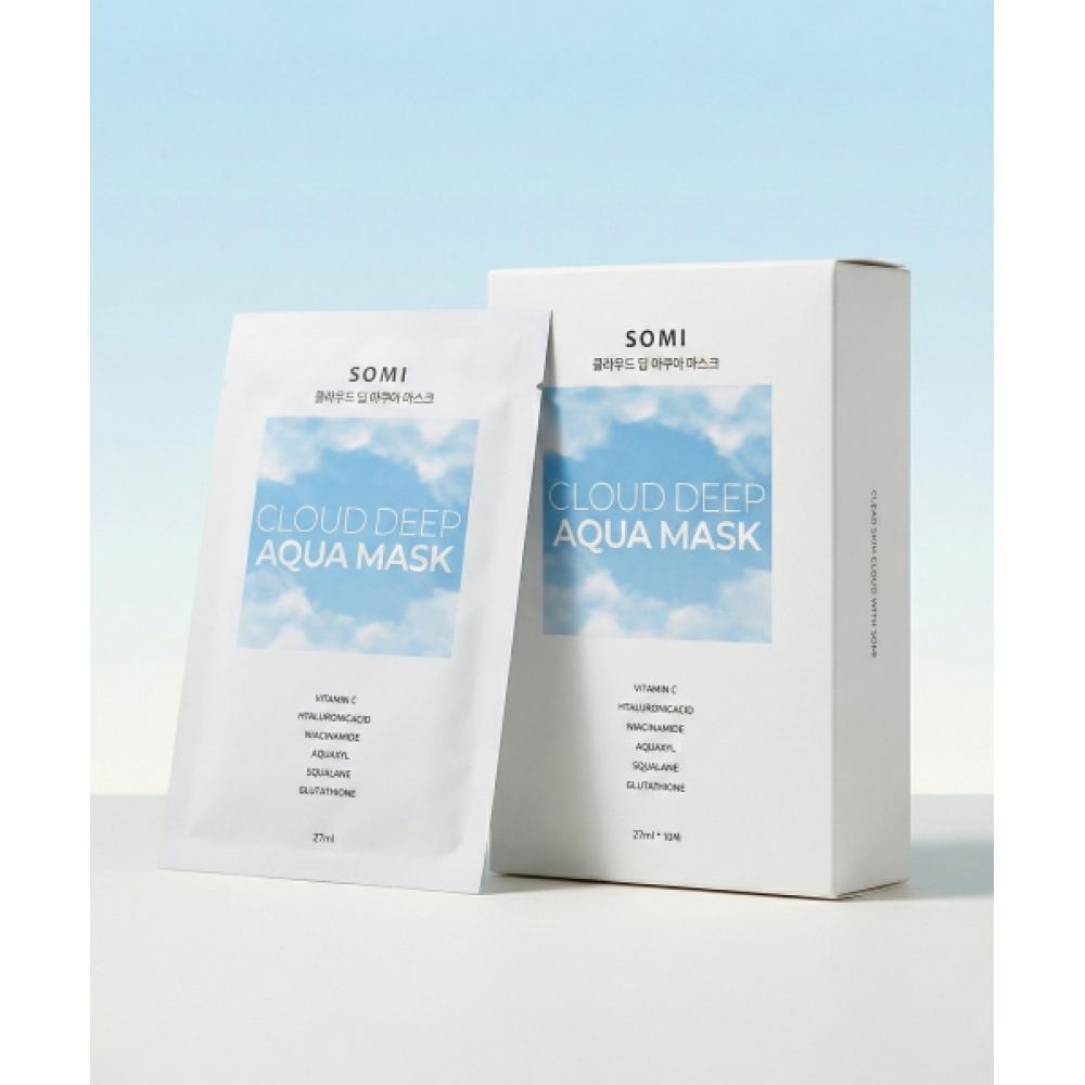 Somi Aqua Глубокоувлажняющая маска 10 шт. 27 мл