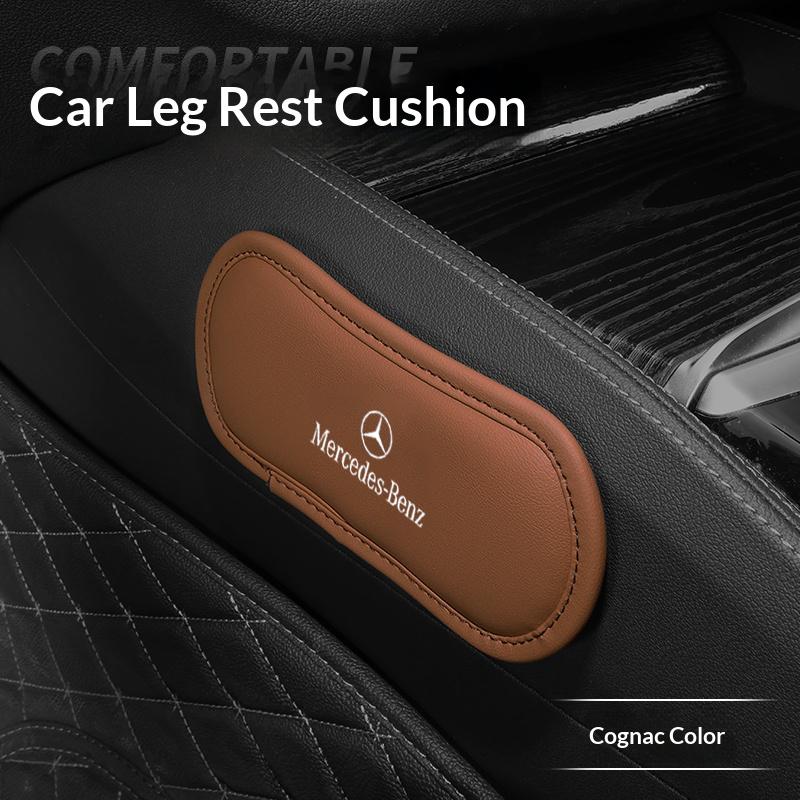 AJBR2 Leather car knee pads car center console leg pads for Mercedes Benz AMG C E S GLE CLC class W204 W203 W205 W124 W221 W213 W212