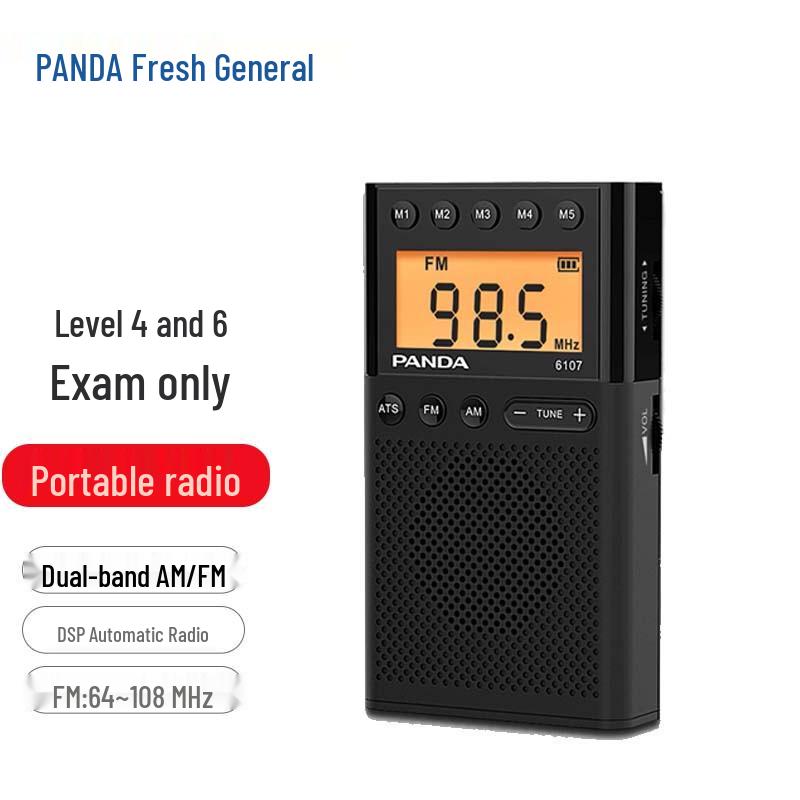 Panda 6107 Мини Портативное Многодиапазонное Цифровое Радио