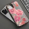 Mobile Phone Cases for iPhone 11 13 15 Pro Max 12 14 Pro Max Case iPhone 16 15 Plus 13 Pro 12 Frosted Texture Painted Cartoon Flowers