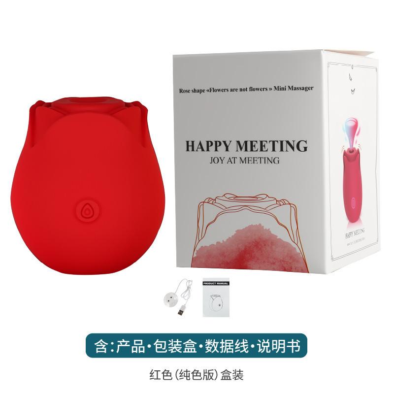 Powerful Sucking Rose Vibrator Sexy Toy For Women Oral Nipple Clit Sucker Stimulator Massager 18+ Adults Female Toys 10 Modes