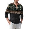 Men'S T-Shirt Street Casual Fashion Long Sleeved Top