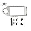 Car Radio Dash Kit 9 Inch for Toyota Yaris Vitz 2012, Navigation Frame Universal Mounting Panel Android Radio, Double Din Stereo Fascia with Brackets