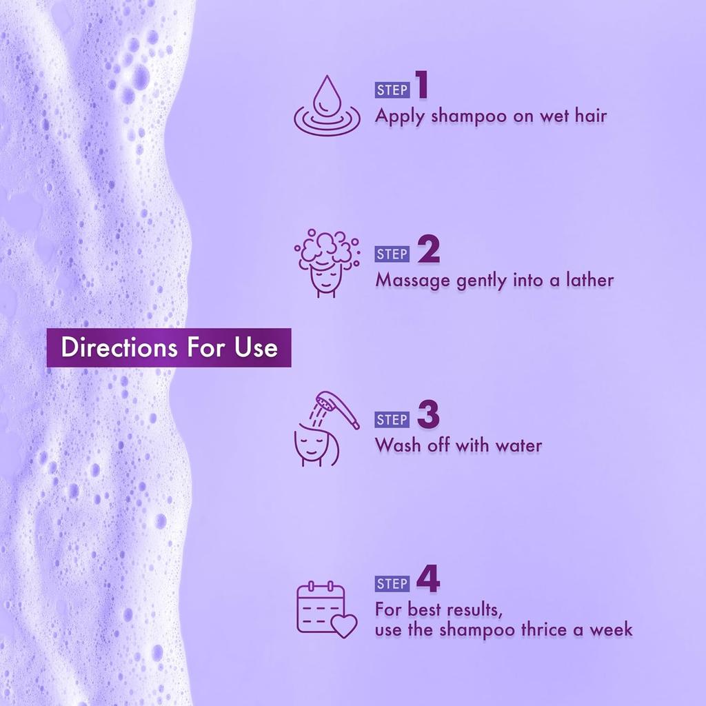 Dabur Vatika Шампунь Розмарин и Морские водоросли 640 мл | Против выпадения волос, Укрепляющая, Питательная формула для более густых волос, Без сульфатов и парабенов