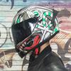 Full Face Motorcycle Helmet Men Dual Visor Aerodynamic Tail Winter Use