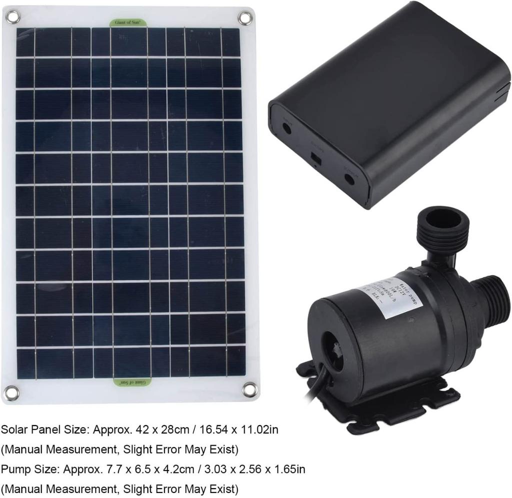 Комплект солнечного водяного насоса 50 Вт, комплект фонтанного насоса из поликристаллического кремния с солнечной панелью, используемый для солнечного фонтана, бассейна, гидропонного сада