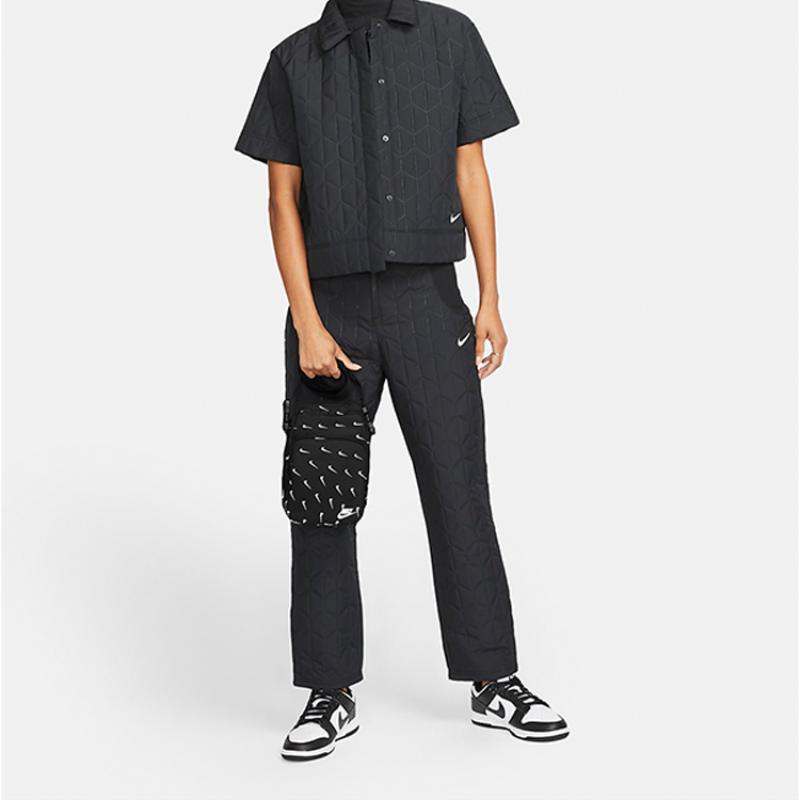 Nike Полиэстеровая наплечная сумка, сумка кроссбоди обычная унисекс черная повседневная DM2163-010