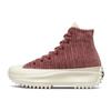 Run Star Hike Trendy Comfortable Everyday High Top Espadrilles Unisex Reddish Brown