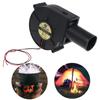 5V-24V Air Blower Fan Charcoal Starter Cooking Fire Starter Grill Fans with Air-Duct Dual Ball Bearing BBQ Camping Tool