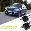 1 Pair 9003 H4 Bulb Socket Wiring Wire Harness Headlight Male Plug Adapter Connector Headlamp Connector Head/Mother Head