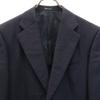 Aquascutum Made In Japan Mohair Blend Suit Setup 90A4 Navy Men's Used