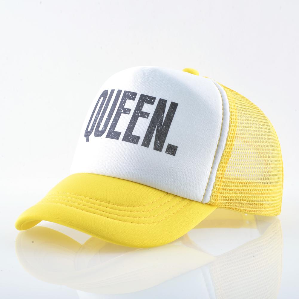 Children Baseball Cap Kids Summer Breathable Mesh Caps King And Queen Snapback Caps For Boys Girls