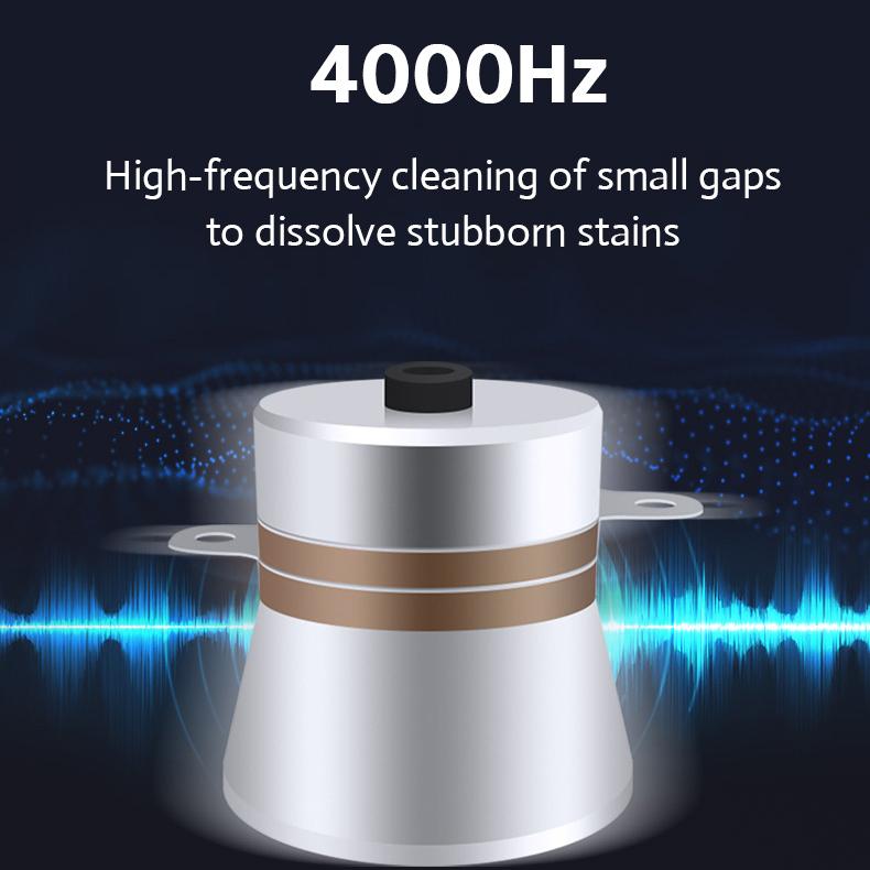 Ultrasonic Cleaner 30/50W Sonicator Bath 40Khz Degas for Watches Contact Lens Glasses Denture