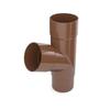 Коричневый желобный тройник, Система 63 - Основной фитинг