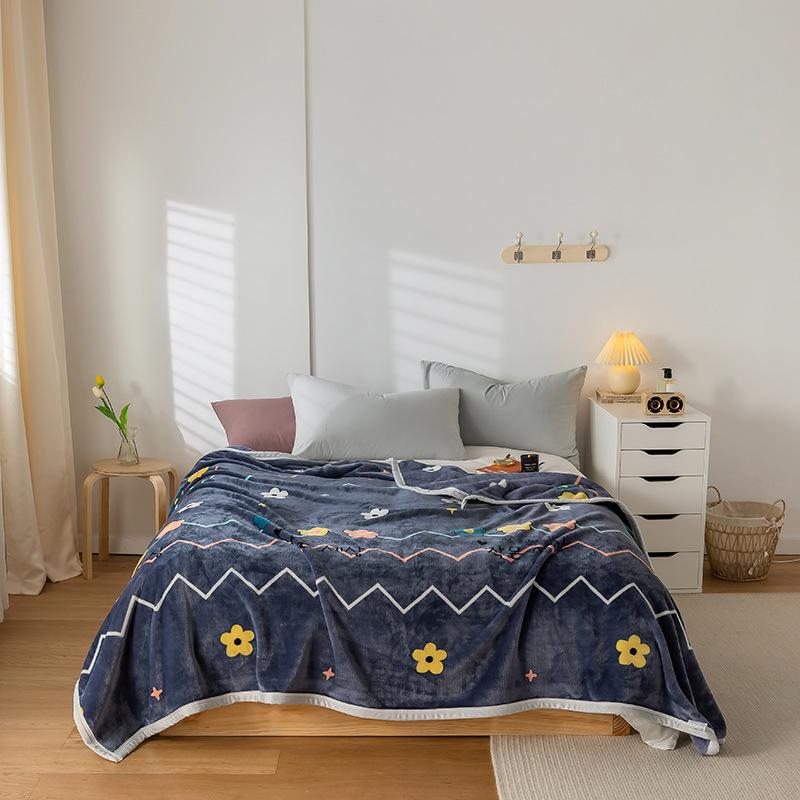 Новое одеяло с принтом, Одеяло Marten, Одеяло для дивана, Утолщенное подарочное одеяло, Ворсовое одеяло, Одеяло Farai